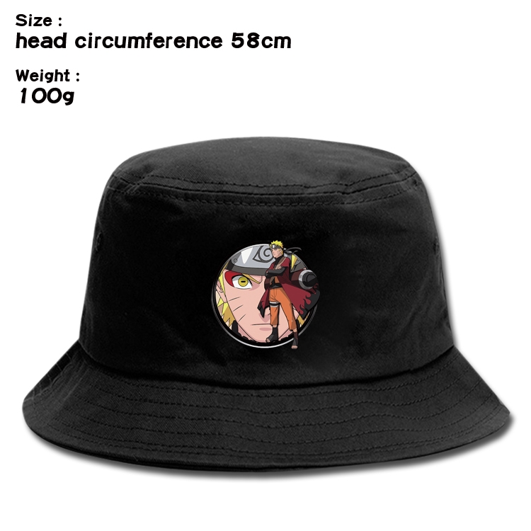 Naruto  Anime canvas fisherman hat sun hat 58cm