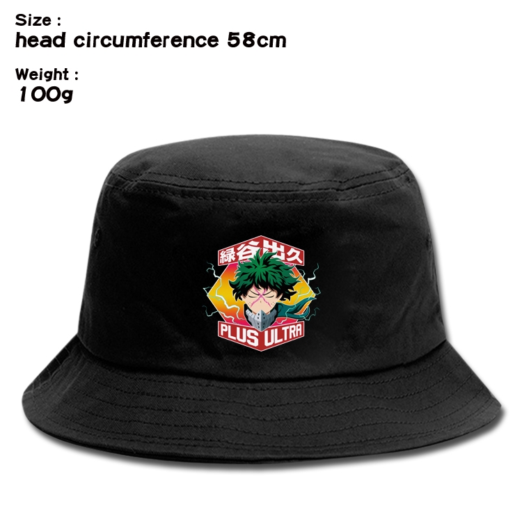 My Hero Academia  Anime canvas fisherman hat sun hat 58cm