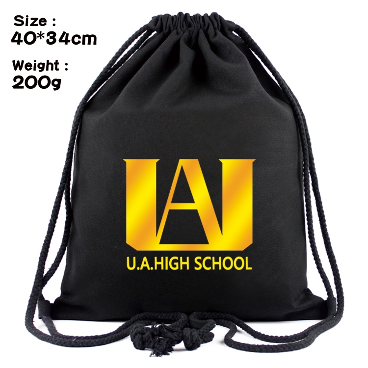 My Hero Academia Anime Coloring Book Drawstring Backpack 40X34cm 200g