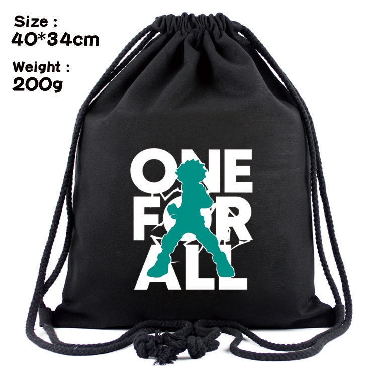 My Hero Academia Anime Coloring Book Drawstring Backpack 40X34cm 200g