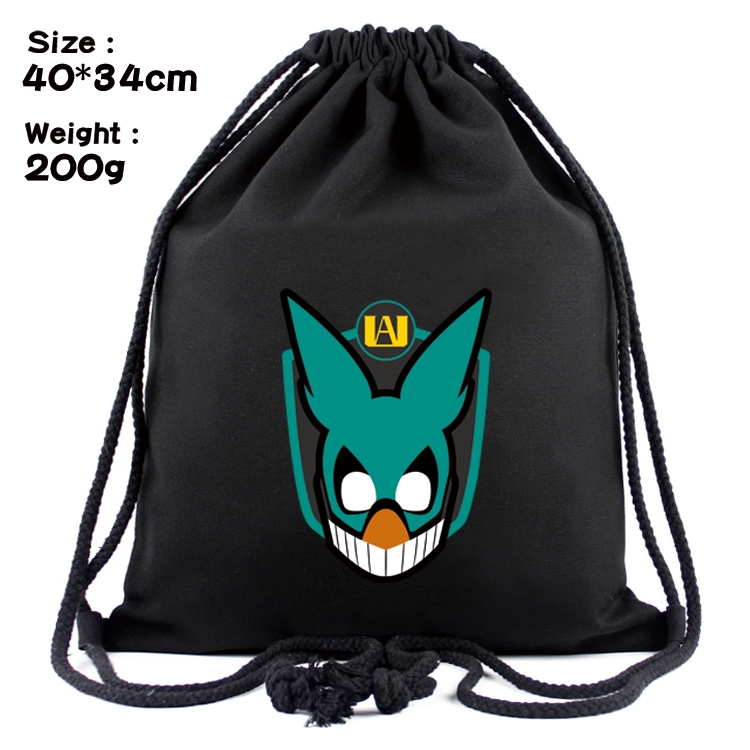 My Hero Academia Anime Coloring Book Drawstring Backpack 40X34cm 200g