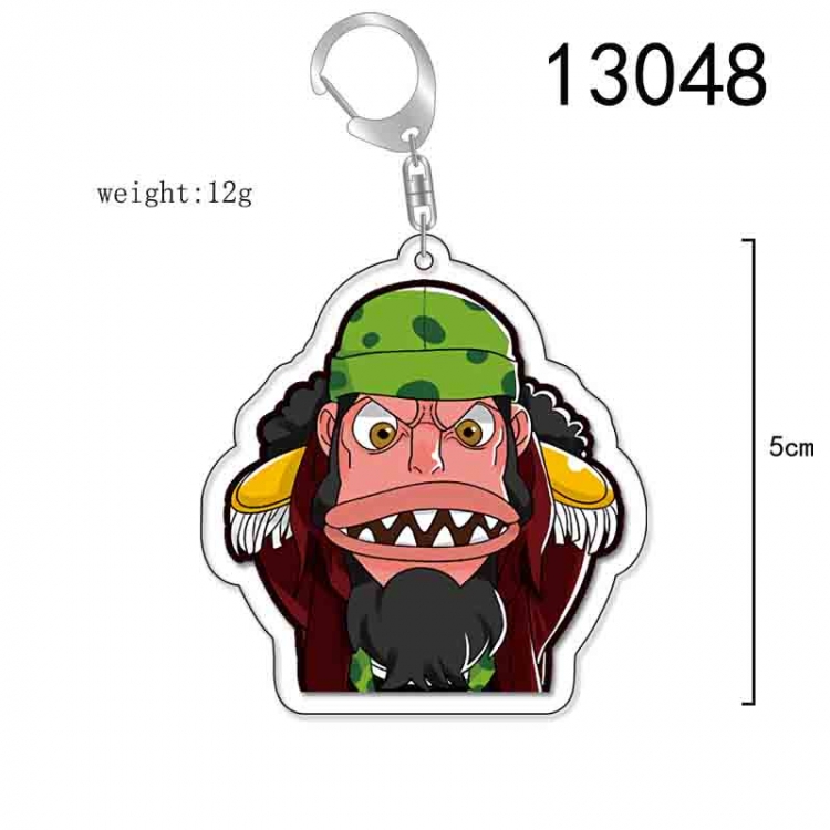 One Piece Anime Acrylic Keychain Charm price for 5 pcs 13048