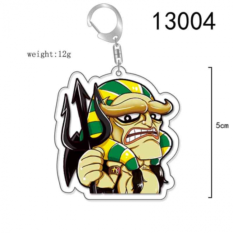 One Piece Anime Acrylic Keychain Charm price for 5 pcs 13004