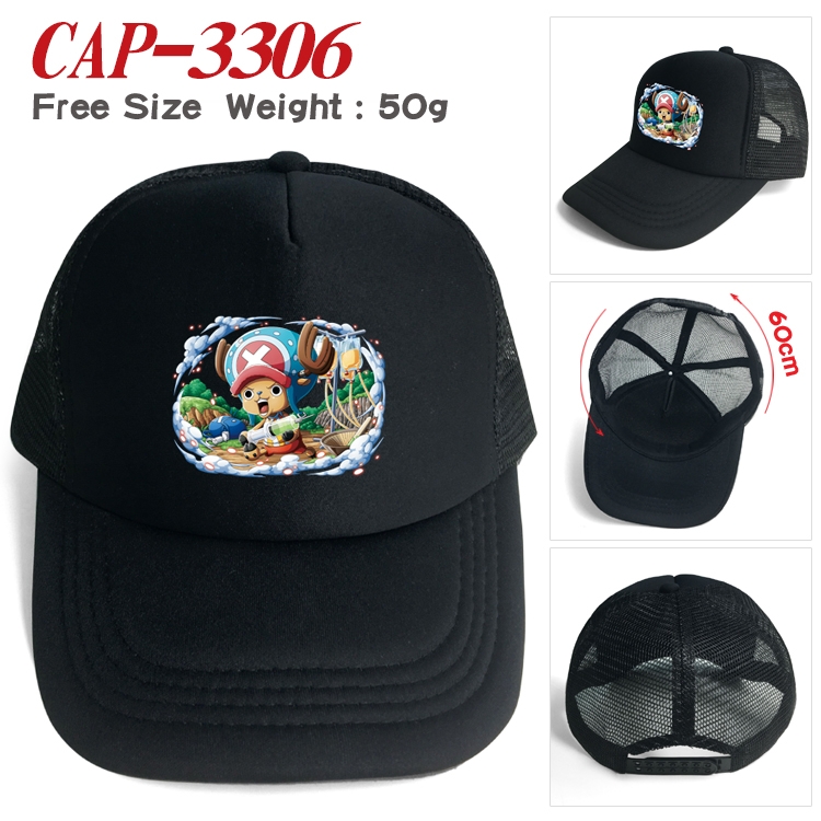 One Piece Anime mesh cap peaked cap sun hat 60cm CAP-3306