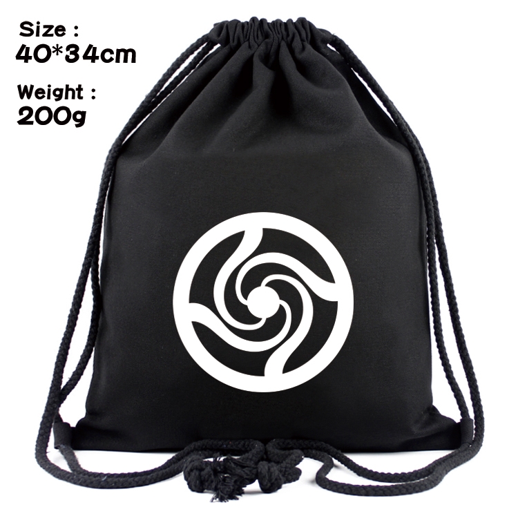Jujutsu Kaisen Anime Coloring Book Drawstring Backpack 40X34cm 200g