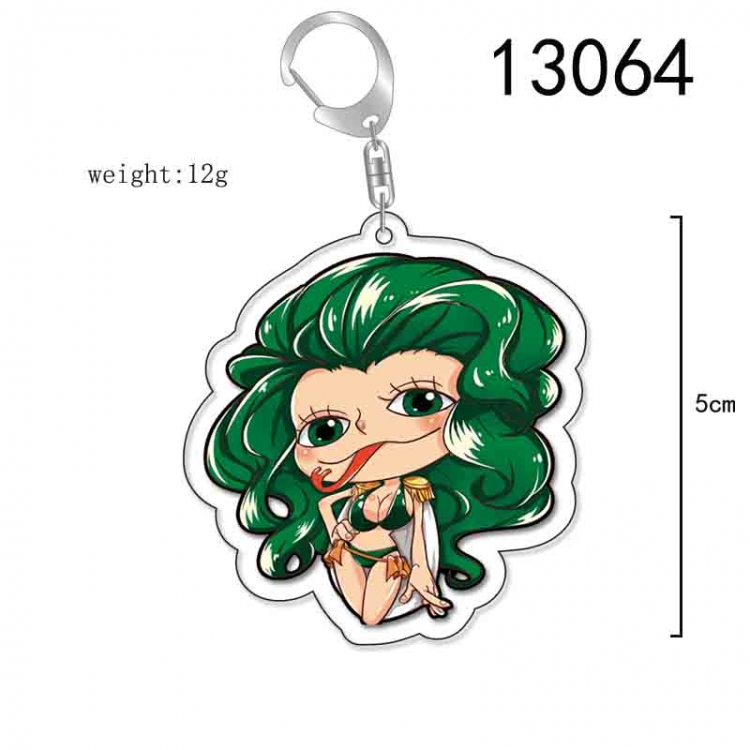 One Piece Anime Acrylic Keychain Charm price for 5 pcs 13064