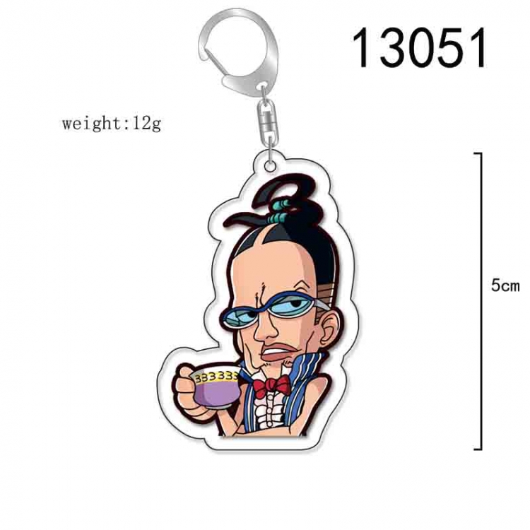 One Piece Anime Acrylic Keychain Charm price for 5 pcs 13051