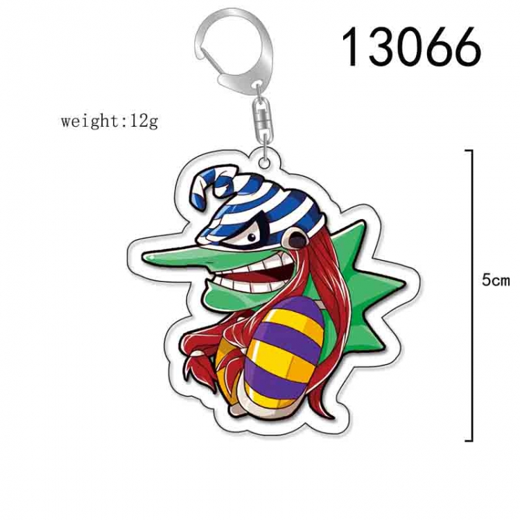 One Piece Anime Acrylic Keychain Charm price for 5 pcs 13066
