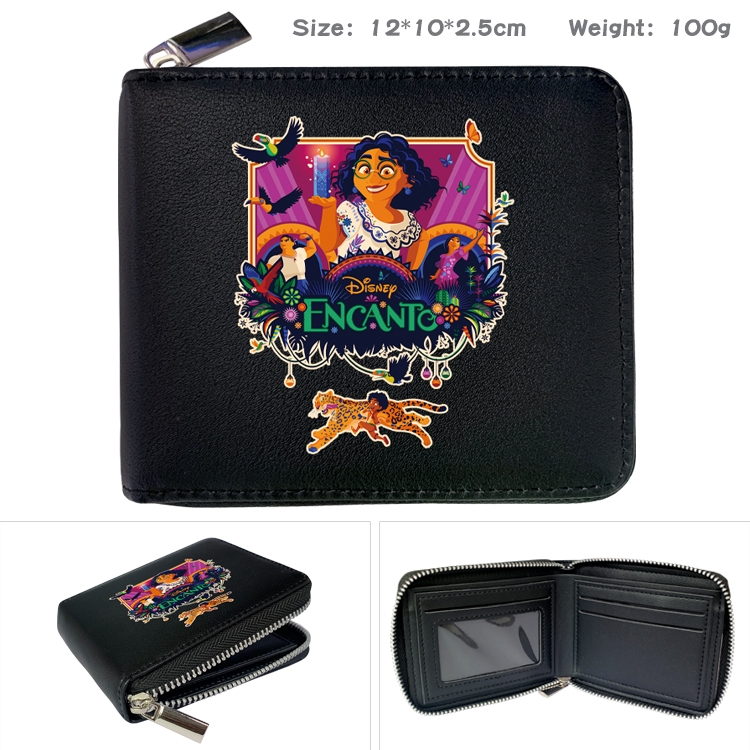 full house of magic Anime Full Color Short All Inclusive Zipper Wallet 10x12x2.5cm