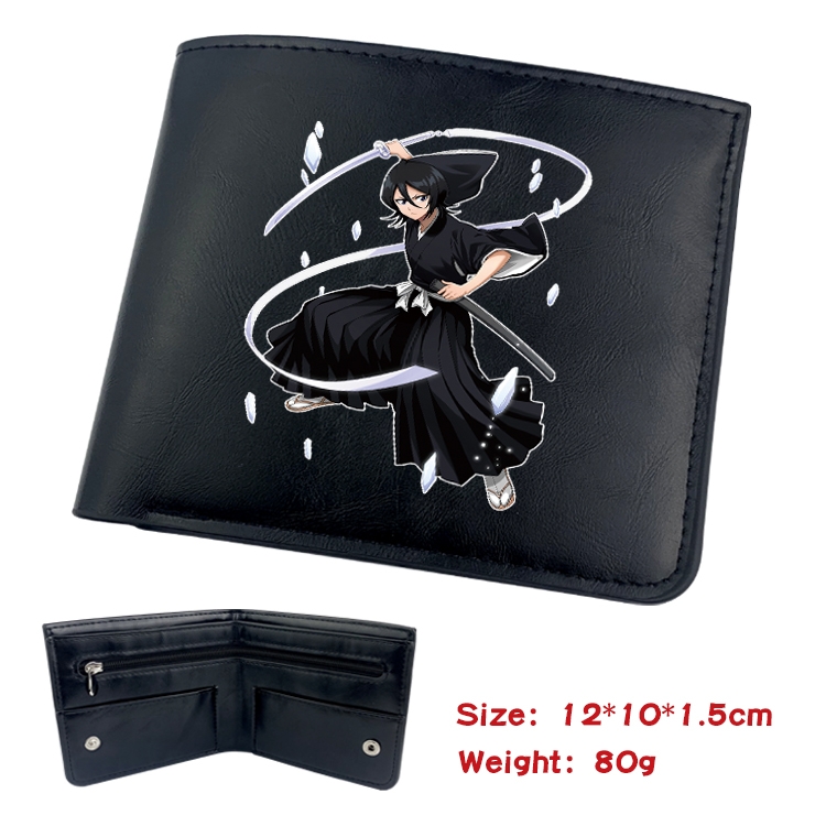 Bleach Anime inner buckle magnetic buckle two fold wallet 22.5X13.5CM