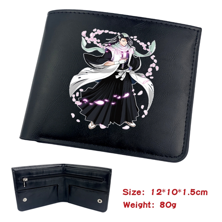 Bleach Anime inner buckle magnetic buckle two fold wallet 22.5X13.5CM