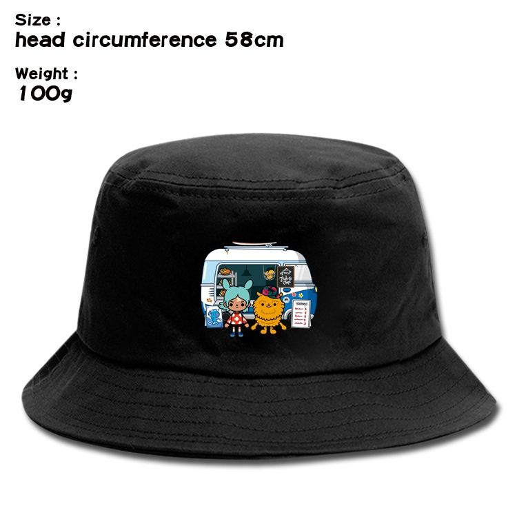 toca life world Anime canvas fisherman hat sun hat 58cm