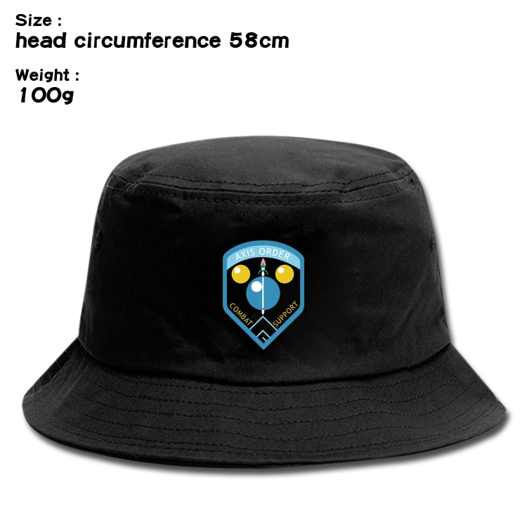 Blessings for a better world Anime canvas fisherman hat sun hat 58cm