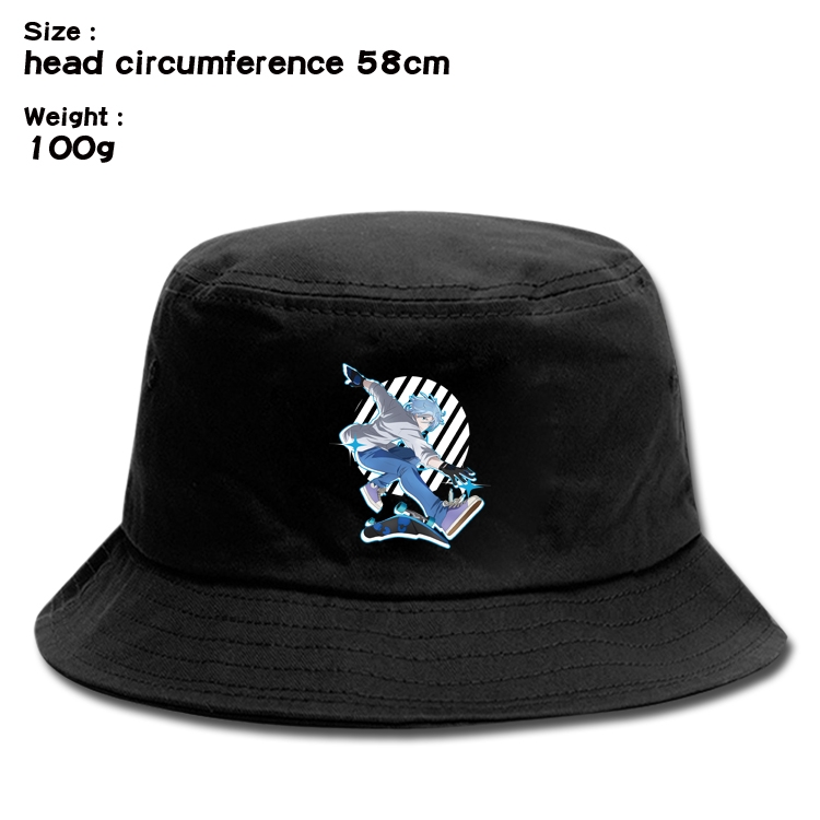 SK∞ Anime canvas fisherman hat sun hat 58cm