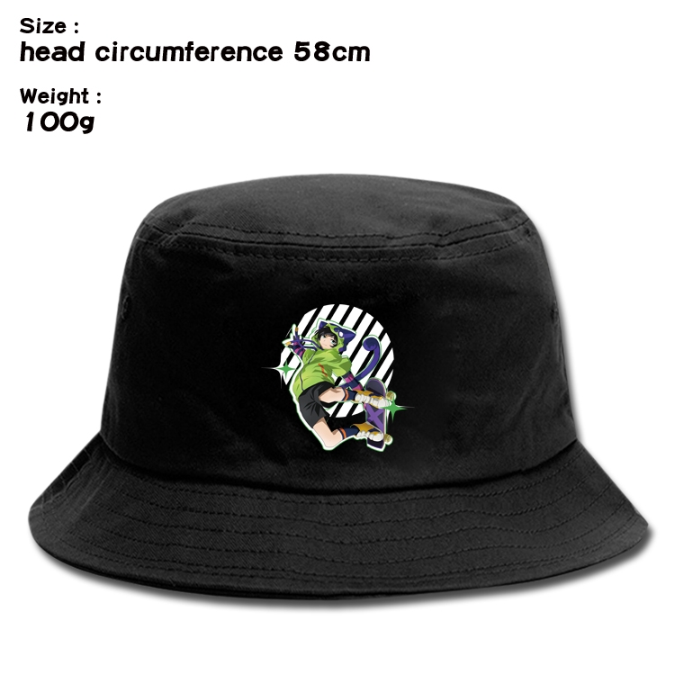 SK∞ Anime canvas fisherman hat sun hat 58cm
