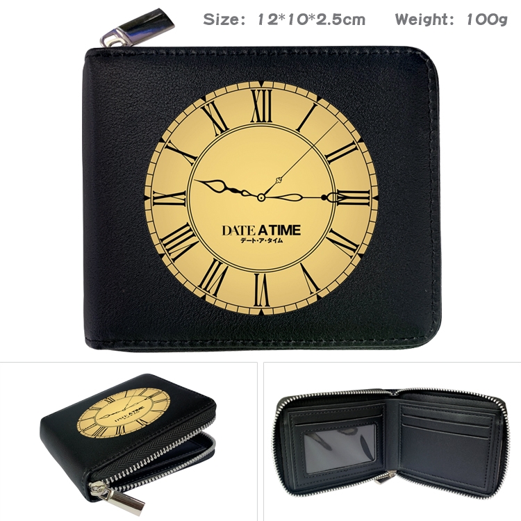 Date-A-Live Anime Full Color Short All Inclusive Zipper Wallet 10x12x2.5cm