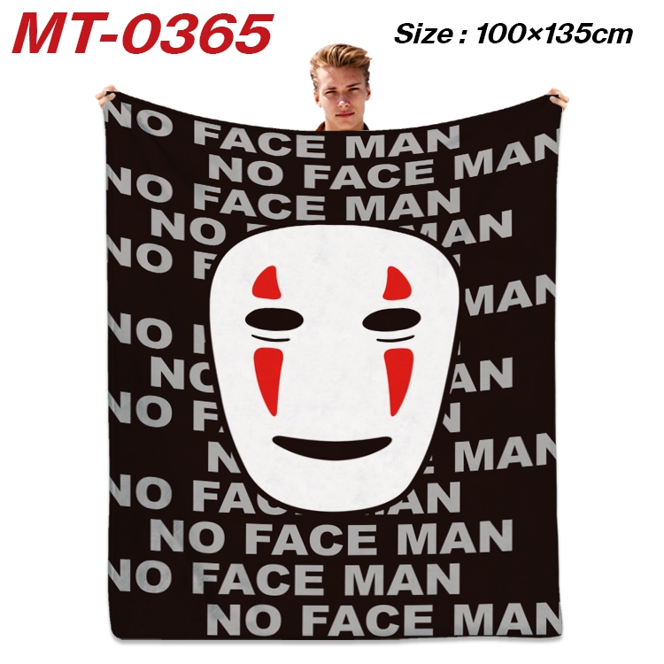 TOTORO Anime Flannel Blanket Air Conditioning Quilt Double Sided Printing 100x135cm MT-0365