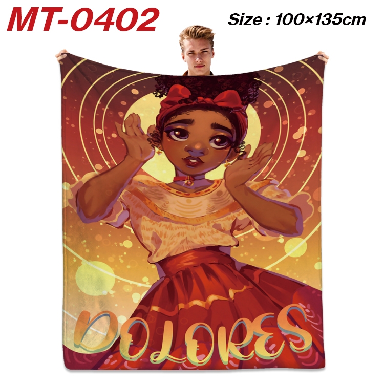 full house of magic Anime Flannel Blanket Air Conditioning Quilt Double Sided Printing 100x135cm MT-0402