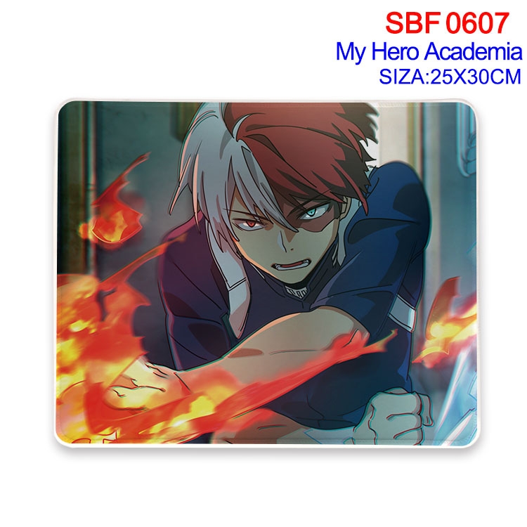 My Hero Academia Anime peripheral edge lock mouse pad 25X30cm SBF-607