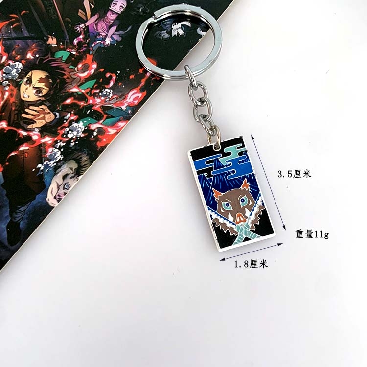 Demon Slayer Kimets Anime Metal Keychain Pendant price for 5 pcs