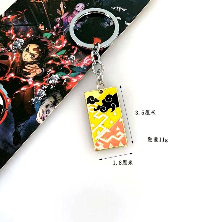 Demon Slayer Kimets Anime Metal Keychain Pendant price for 5 pcs