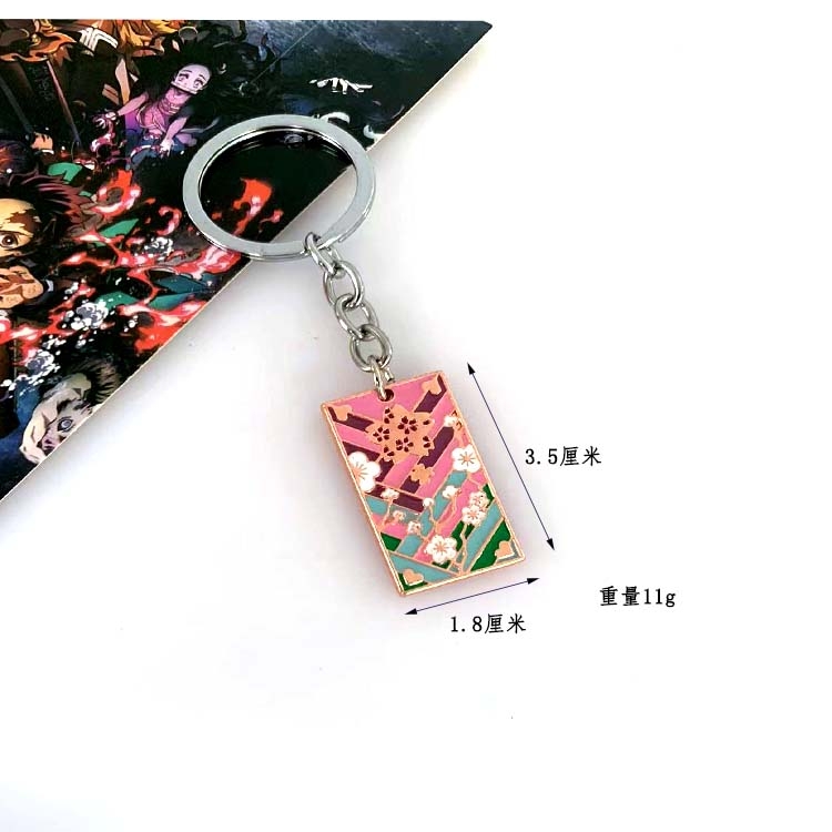Demon Slayer Kimets Anime Metal Keychain Pendant price for 5 pcs