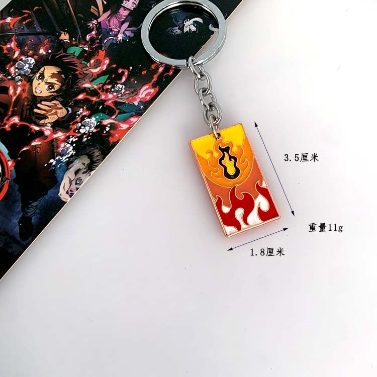 Demon Slayer Kimets Anime Metal Keychain Pendant price for 5 pcs