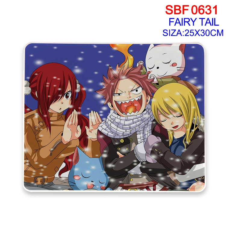 Fairy tail Anime peripheral edge lock mouse pad 25X30cm SBF-631