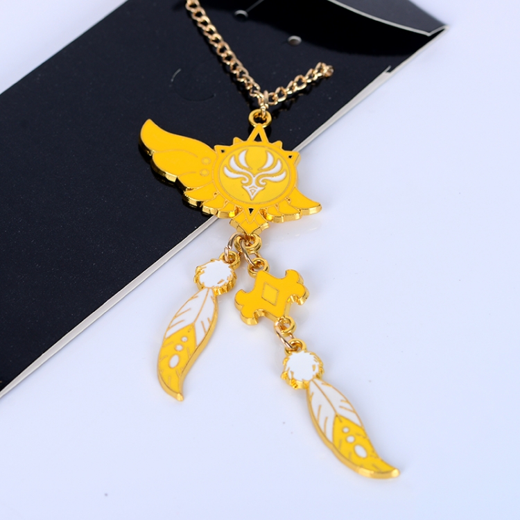 Genshin Impact Anime peripheral metal pendant necklace pendant