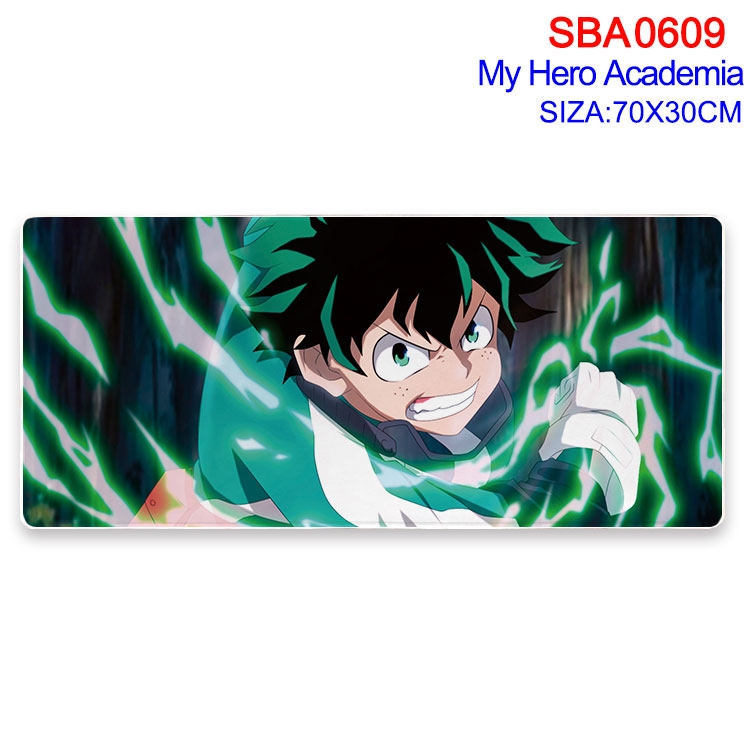 My Hero Academia Anime peripheral edge lock mouse pad 70X30cm  SBA-609