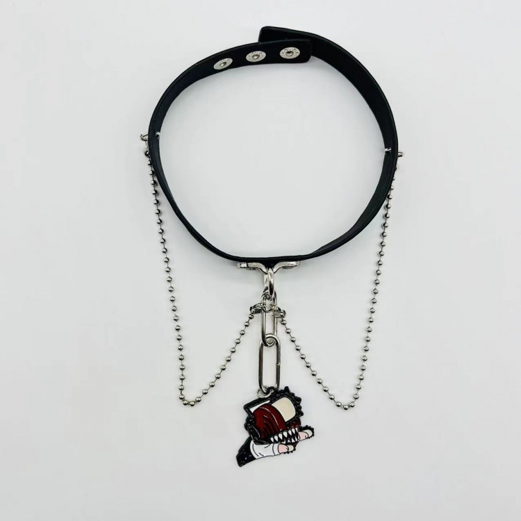 Genshin Impact Anime Peripheral Leather Necklace Collar Neck Strap  227