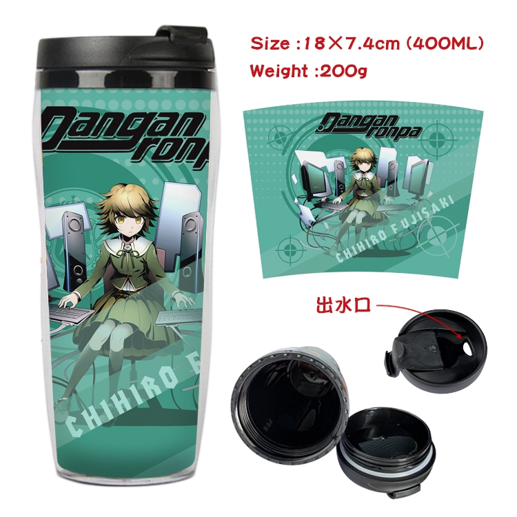  Dangan-Ronpa Anime Starbucks Leakproof Insulated Cup 18X7.4CM 400ML