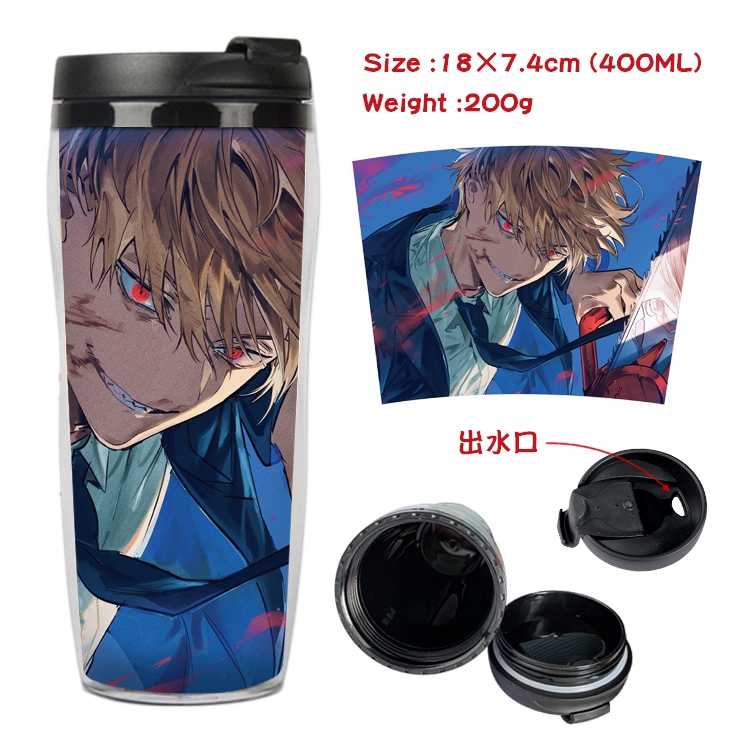 chainsaw man Anime Starbucks Leakproof Insulated Cup 18X7.4CM 400ML