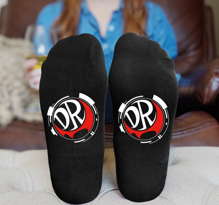 Dangan-Ronpa Anime Knitted Print Socks Adult One Size Tube Height 15cm 5A