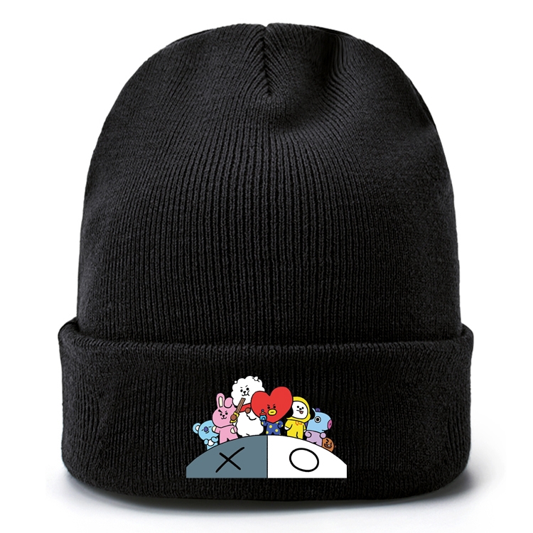 BTS Movie star knitted hat wool hat head circumference 40-80cm