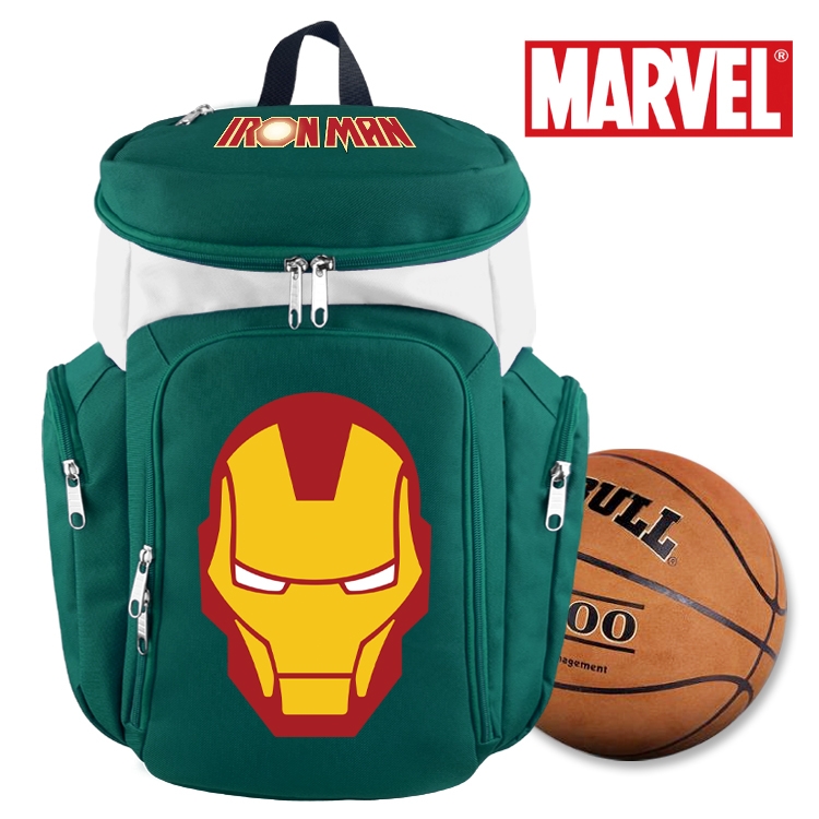 Super hero film and television basketball bag backpack schoolbag