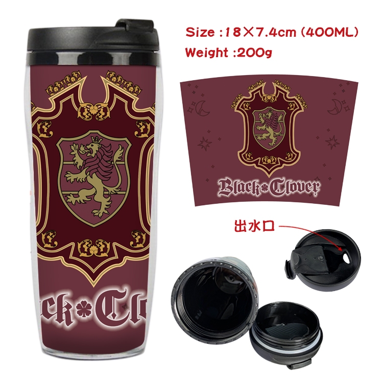 black clover Anime Starbucks Leakproof Insulated Cup 18X7.4CM 400ML