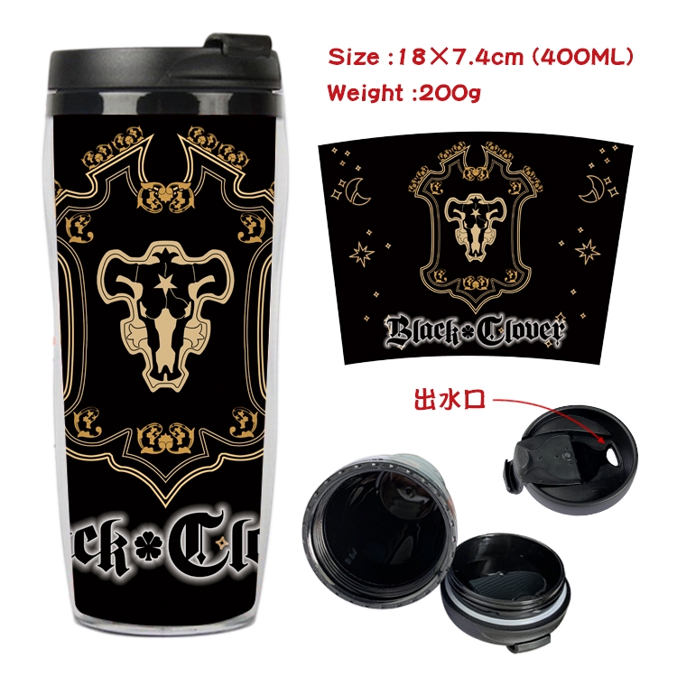 black clover Anime Starbucks Leakproof Insulated Cup 18X7.4CM 400ML