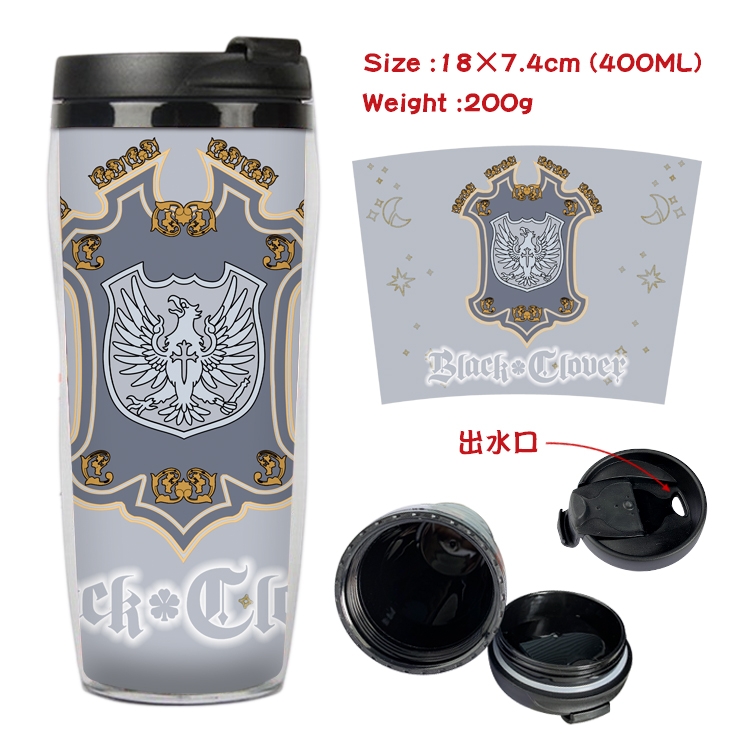 black clover Anime Starbucks Leakproof Insulated Cup 18X7.4CM 400ML
