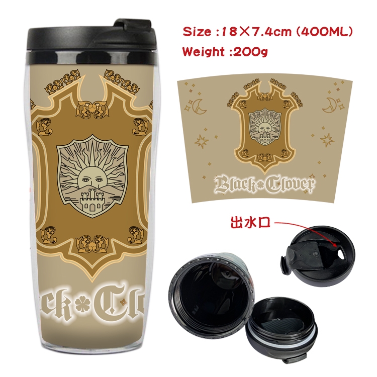 black clover Anime Starbucks Leakproof Insulated Cup 18X7.4CM 400ML