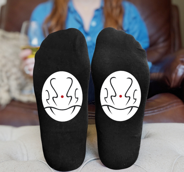 That Time I Got Slim Benimaru Shion Anime Knitted Print Socks Adult One Size Tube Height 15cm  