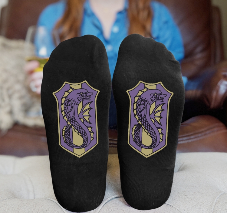 black clover Anime Knitted Print Socks Adult One Size Tube Height 15cm 4A