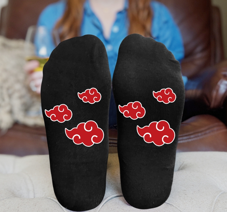 Naruto Anime Knitted Print Socks Adult One Size Tube Height 15cm 7A