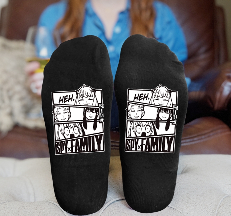 SPY×FAMILY  Anime Knitted Print Socks Adult One Size Tube Height 15cm 5A