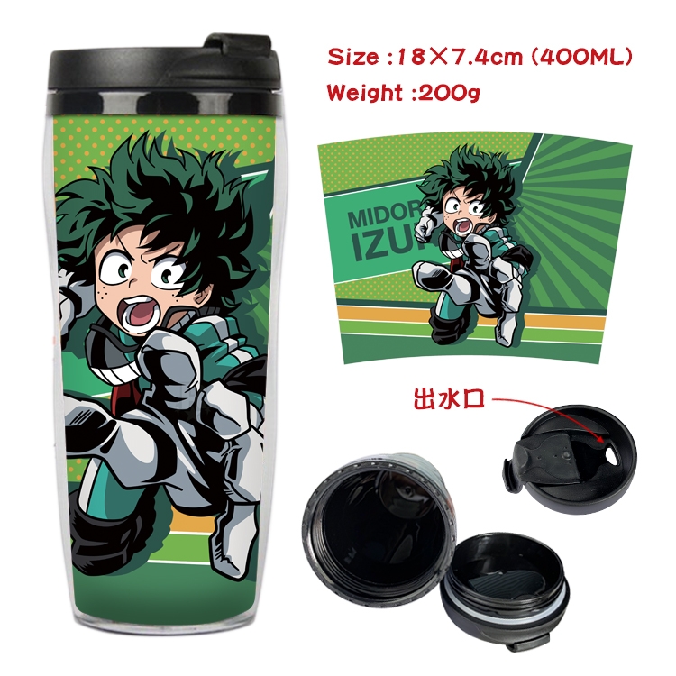 My Hero Academia Anime Starbucks Leakproof Insulated Cup 18X7.4CM 400ML 1A