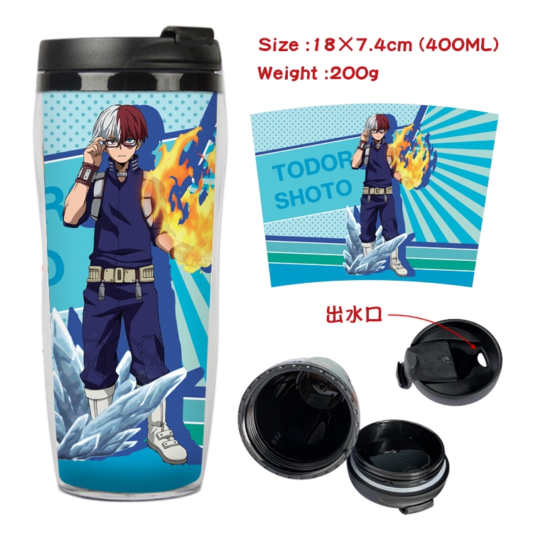 My Hero Academia Anime Starbucks Leakproof Insulated Cup 18X7.4CM 400ML