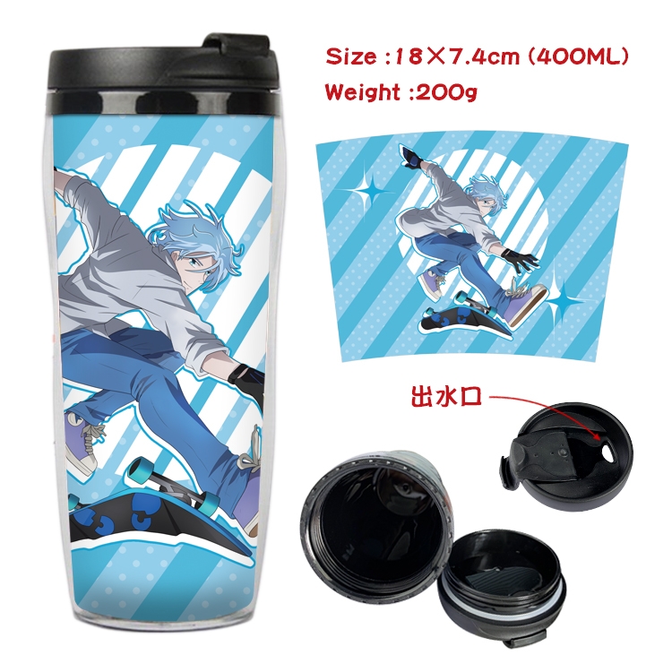 SK∞ Anime Starbucks Leakproof Insulated Cup 18X7.4CM 400ML 2A