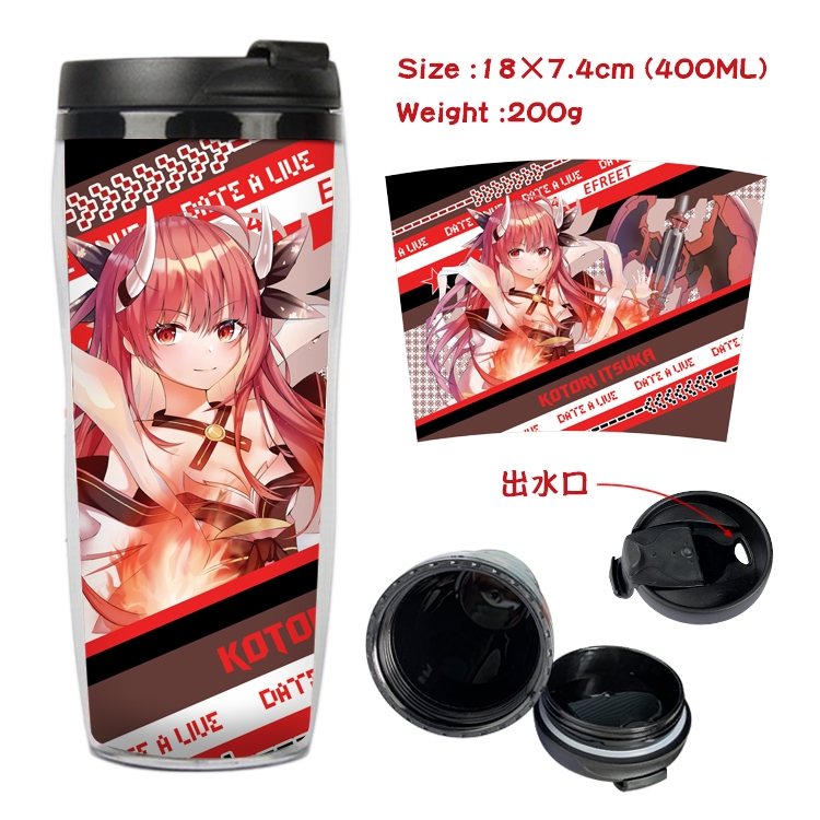 Date-A-Live Anime Starbucks Leakproof Insulated Cup 18X7.4CM 400ML 4A