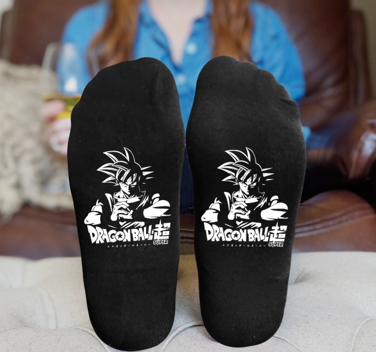 DRAGON BALL Anime Knitted Print Socks Adult One Size Tube Height 15cm