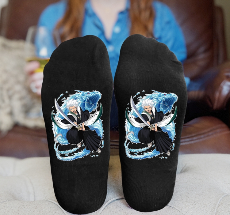 Bleach Anime Knitted Print Socks Adult One Size Tube Height 15cm 